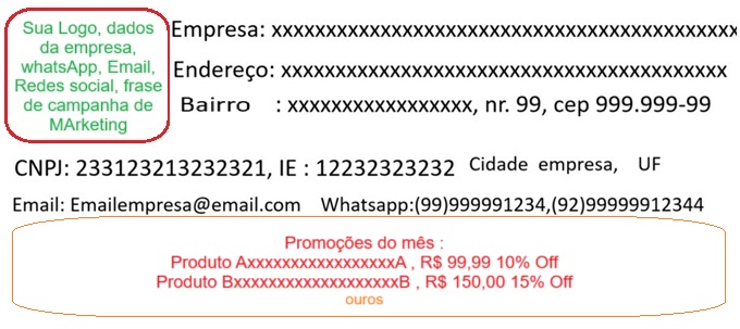 logo da empresa no DANFE